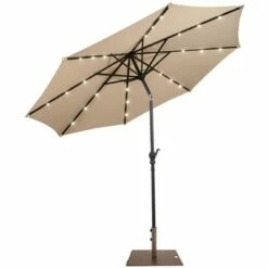 Costway 10ft Solar Lights Patio Umbrella Outdoor W/ 50 LBS Movable Umbrella Stand 25 Costway 10ft Solar Lights Patio Umbrella Outdoor W/ 50 LBS Movable Umbrella Stand -Deals Patio Umbrellas Store unnamed file 397