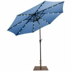 Costway 10ft Solar Lights Patio Umbrella Outdoor W/ 50 LBS Movable Umbrella Stand 26 Costway 10ft Solar Lights Patio Umbrella Outdoor W/ 50 LBS Movable Umbrella Stand -Deals Patio Umbrellas Store unnamed file 398