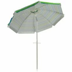 Costway 6.5FT Patio Beach Umbrella Sun Shade Tilt W/Carry Bag Turquoise -Deals Patio Umbrellas Store unnamed file 43