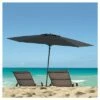 7.5' UV and Wind Resistant Beach/Patio Umbrella - CorLiving Warm White