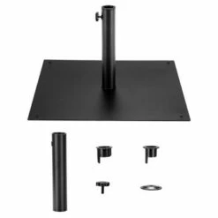 Costway 9ft Market Patio Umbrella w/Solar Lights & 40 LBS Steel Umbrella Stand -Deals Patio Umbrellas Store unnamed file 452