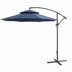 9.7' x 9.7' Double Top Patio Offset Cantilever Umbrella Outdoor Hanging Umbrella - Crestlive Products Tan -Deals Patio Umbrellas Store unnamed file 485