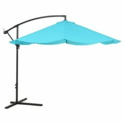 Offset 10' Aluminum Hanging Patio Umbrella - Pure Garden Blue -Deals Patio Umbrellas Store unnamed file 512
