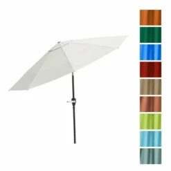 Nature Spring Auto-Tilt Patio Umbrella - 10-Foot, Tan -Deals Patio Umbrellas Store unnamed file 517