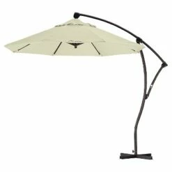 9' Aluminum Crank Lift Patio Umbrella - California Umbrella Canvas