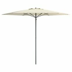7.5' UV and Wind Resistant Beach/Patio Umbrella - CorLiving Warm White -Deals Patio Umbrellas Store unnamed file 53