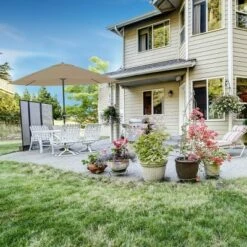 Nature Spring 9 Foot Outdoor Patio Umbrella, Sand -Deals Patio Umbrellas Store unnamed file 713