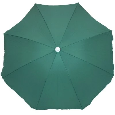Sunnydaze Decor Sunnydaze Outdoor Travel Portable Beach Umbrella with Tilt Function and Push Open/Close Button - 5' - Green 13 Sunnydaze Decor Sunnydaze Outdoor Travel Portable Beach Umbrella with Tilt Function and Push Open/Close Button - 5' - Green - Image 11
