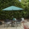 Nature Spring Crank-Style Patio Umbrella for Table - 9', Dusty Green -Deals Patio Umbrellas Store unnamed file 720