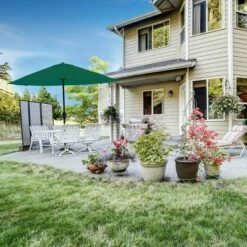 Nature Spring 9 Foot Patio Umbrella - Forest Green -Deals Patio Umbrellas Store unnamed file 726