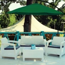 Nature Spring 10' Offset Freestanding Patio Umbrella - Hunter Green -Deals Patio Umbrellas Store unnamed file 734