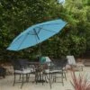 Nature Spring Easy Crank Patio Umbrella with Auto Tilt - 10', Blue -Deals Patio Umbrellas Store unnamed file 779