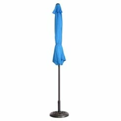 Nature Spring Auto Tilt Hand-Crank Patio Umbrella - 9', Blue -Deals Patio Umbrellas Store unnamed file 796