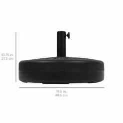 Best Choice Products Fillable Plastic Patio Umbrella Base Stand Pole Holder for Outdoor, Lawn, Garden - Black -Deals Patio Umbrellas Store unnamed file 848