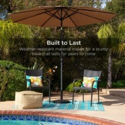 Best Choice Products 18in Round Heavy-Duty Steel Patio Umbrella Base Stand w/ Rust-Resistant Finish - Bronze -Deals Patio Umbrellas Store unnamed file 870