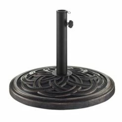 Carden Round Weave Umbrella Stand - Saracina Home Black -Deals Patio Umbrellas Store unnamed file 881