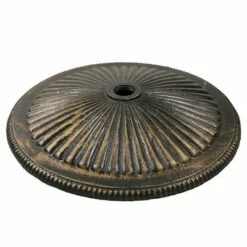 Island Umbrella 50lb Classic Cast Iron Umbrella Base in Bronze